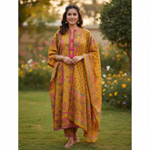 Cotton Pakistani Croatia Lacing Suit | Unstitched Elegance